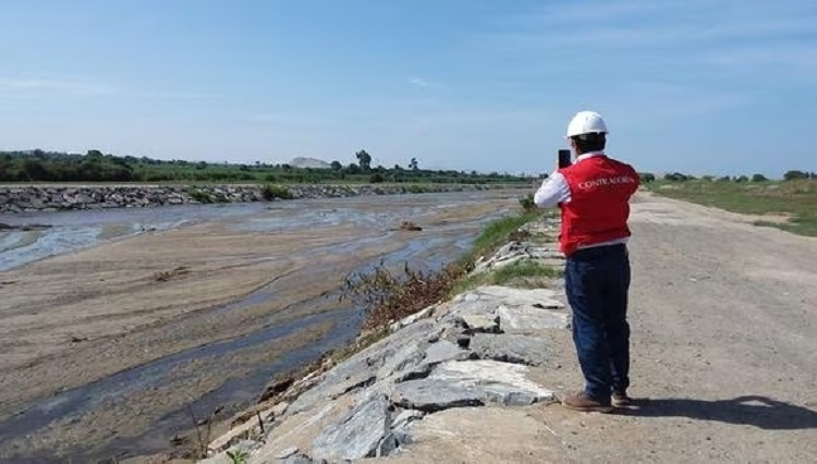 Chimbote: Detectan perjuicio económico en obra de protección del río Lacramarca