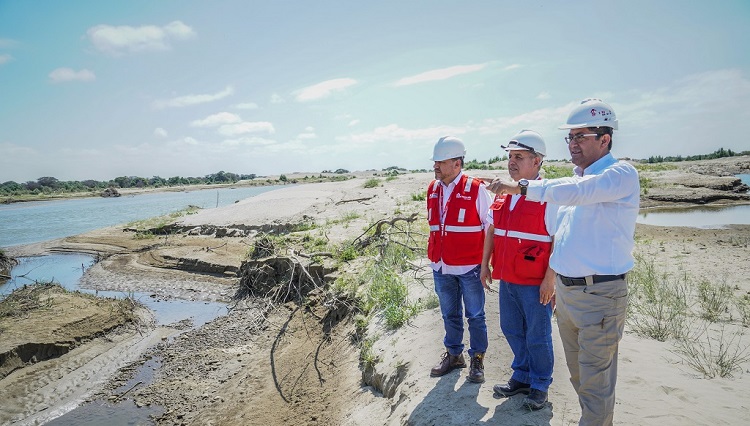 Consorcio Solin realizará trabajos para la salida al mar del río Piura