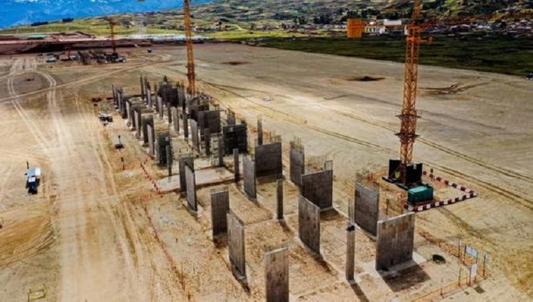 Empezó la construcción del terminal de pasajeros del aeropuerto de Chinchero