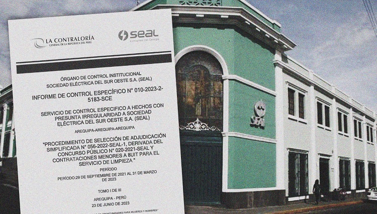 Empresa eléctrica de Arequipa realizó contrataciones irregulares para servicio de limpieza