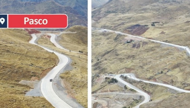 MTC: Avance del 67% registra mejora del tramo II de la carretera Oyón-Ambo