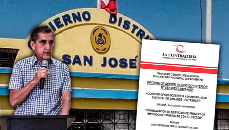 San José: gestión de César Chávez hizo negocios con empresa impedida para contratar con el Estado