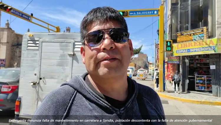 Juliaca: Carretera a Sandia se encuentra abandonada