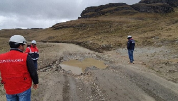Contraloría: Ejecución de proyecto vial en Santiago de Chuco presenta deficiencias en construcción y deterioro prematuro