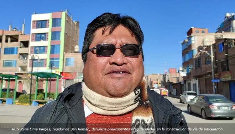 Denuncian irregularidades en construcción de vía de articulación en San Román