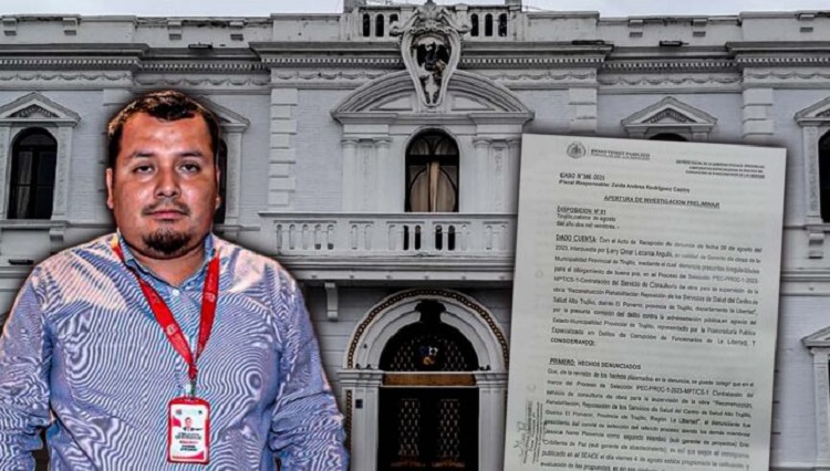 MPT: Fiscalía Anticorrupción inicia investigación preliminar por presunto direccionamiento en supervisión de obra en Alto Trujillo