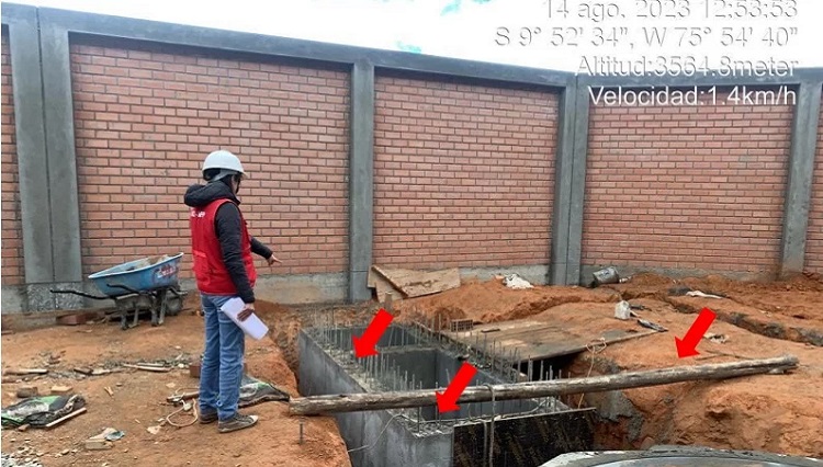 Advierten diversas irregularidades en construcción de dos colegios en Chaglla
