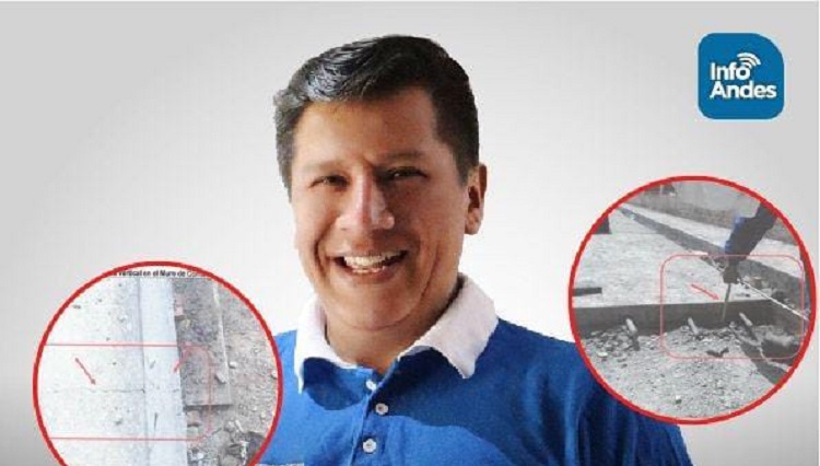Alertan deficiencias en otra obra que ejecuta la gestión de César Damas en Chilca