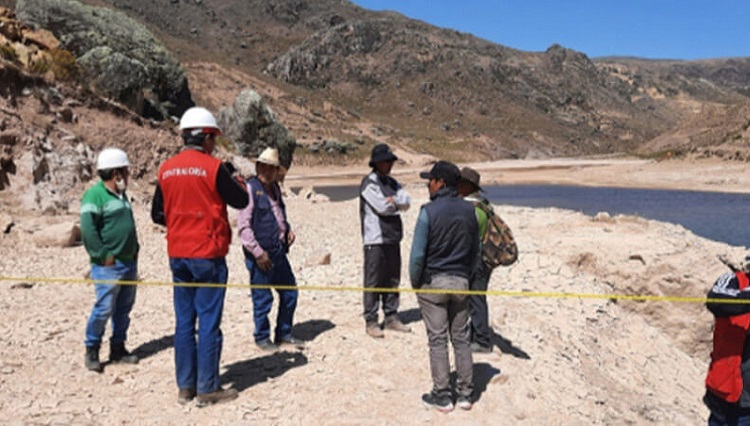 Ayacucho: Hallan perjuicio de cerca de S/1 millón por falta de supervisión en obra de represa en Lucanas