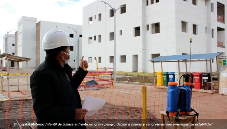 Contraloría encuentra serias deficiencias estructurales en obra del hospital Materno Infantil