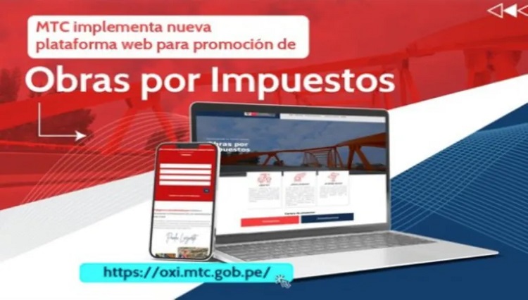 Gobierno lanza plataforma digital para promover cartera de obras por impuestos