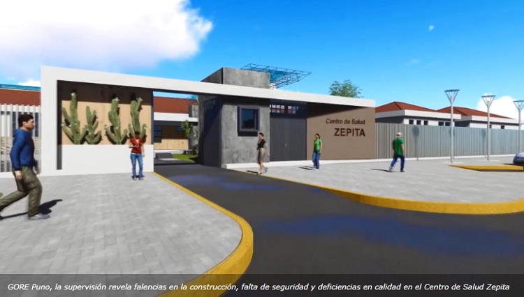 GORE Puno ejecuta centro de salud de Zepita con serias falencias