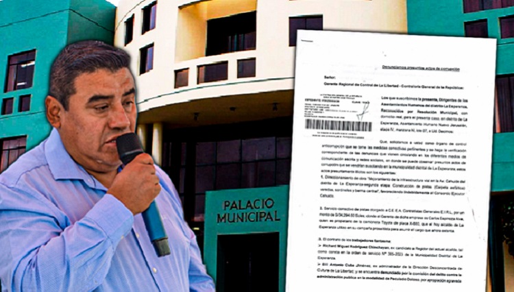 La Esperanza: dirigentes piden a contraloría investigar irregularidades en gestión de Wilmer Sánchez