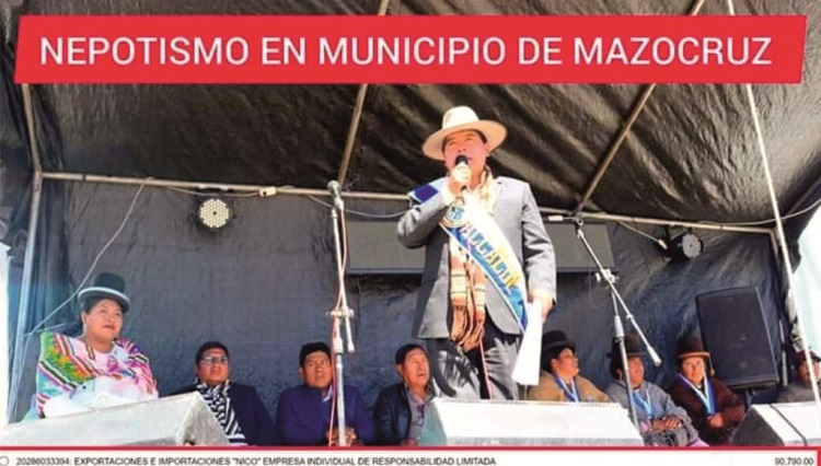 Puno: Alcalde compra combustible a hija de sub gerente de desarrollo económico