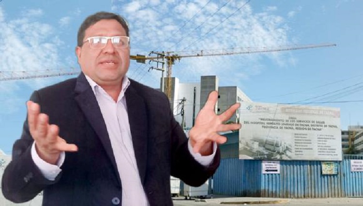 Tacna: Obra del hospital Unanue se quedaría sin presupuesto para el próximo año