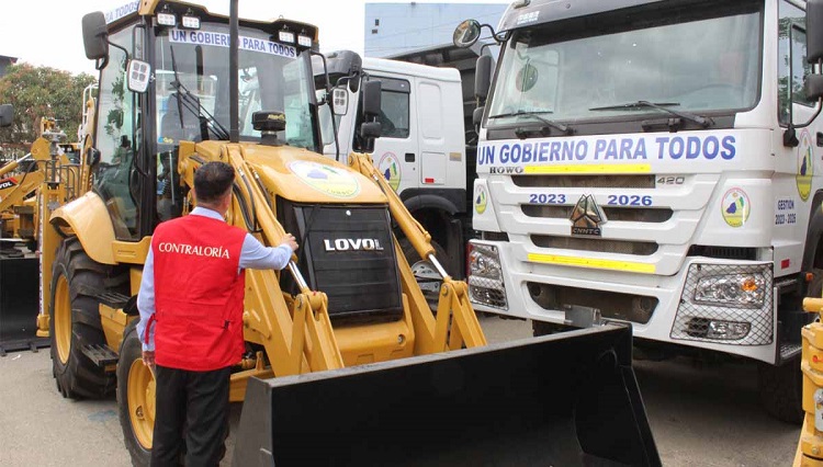 Tumbes: alertan incumplimiento de plazo de entrega de maquinarias para atención de emergencia