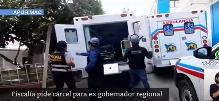 Apurímac: piden 12 años de prisión para exgobernador Baltazar Lantarón