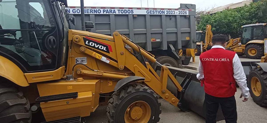 Contraloría advierte deficiencias técnicas en maquinarias adquiridas por el GORE Tumbes para la atención de emergencia