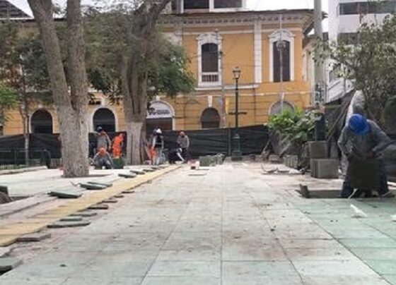 Contraloría advierte deficiencias en ejecución de obra de plaza de Armas de Piura