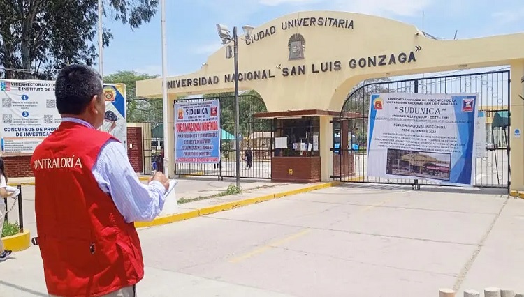 Contraloría detecta presunta corrupción en compra de laptops la Universidad San Luis Gonzaga de Ica