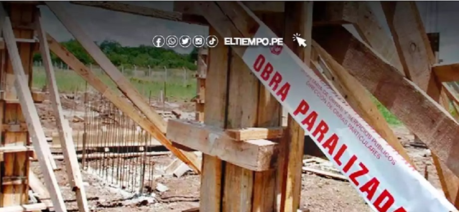 Contraloría: “Obras paralizadas podrían aumentar porque el MEF no transfiere el dinero”