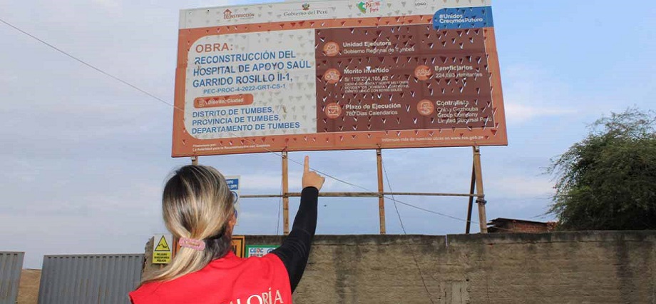 Tumbes: Contraloría identificó irregularidades en contratación de supervisión en obra del Hospital SAGARO