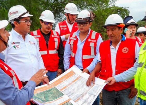 ARCC: Avanzan acciones de urgencia en quebrada Cabuyal en Tumbes