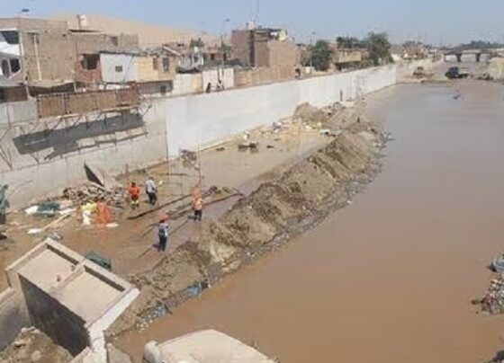 Avenidas de aguas afectan el segundo tramo de la millonaria obra del río Ica