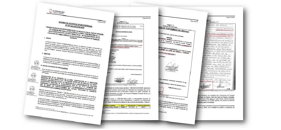 Consorcio ganó licitación con documentación falsa para ejecutar obra del Gorehco por S/ 5.7 millones