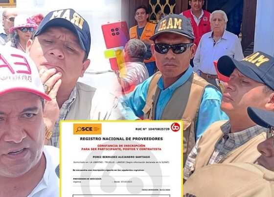 Municipalidad de Trujillo paga S/ 18 mil a seguridad del alcalde que no podía contratar con el Estado