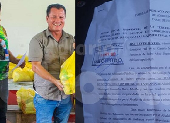 Ucayali: Investigan por corrupción al alcalde de Tahuanía