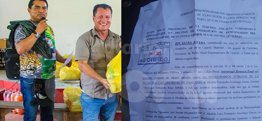 Ucayali: Investigan por corrupción al alcalde de Tahuanía