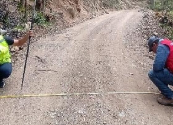 Áncash: detectan perjuicio económico de S/ 770 mil en obra de camino vecinal en Pallasca
