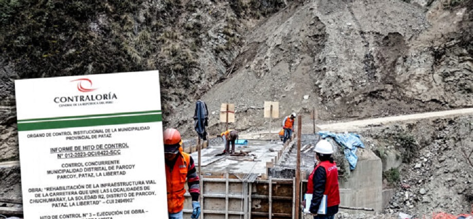 Parcoy: obra vial de S/ 3.6 millones presenta deficiencias técnicas constructivas pese a no estar culminada