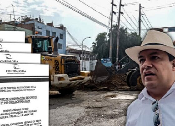 Contraloría detecta que MPT realizó 4 expedientes técnicos deficientes para ejecución de obras viales en Trujillo