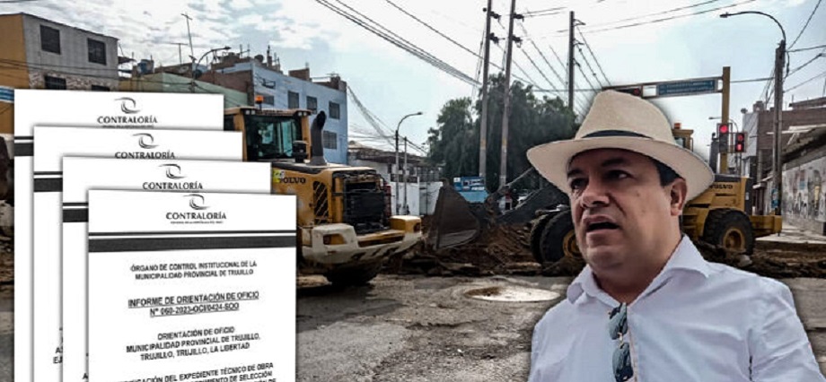 Contraloría detecta que MPT realizó 4 expedientes técnicos deficientes para ejecución de obras viales en Trujillo