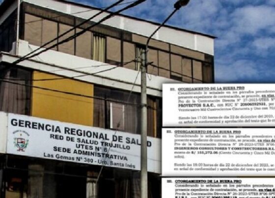 Red de Salud Trujillo adjudicó «a dedo» el mantenimiento de 4 centros de salud el pasado 22 de diciembre