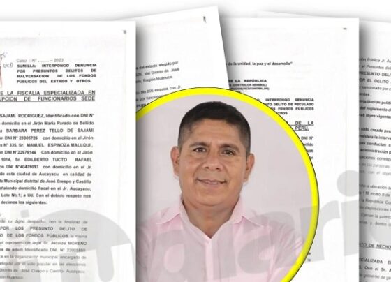 Alcalde de Aucayacu en la mira por compra de materiales de construcción de tienda que sería de su hermano