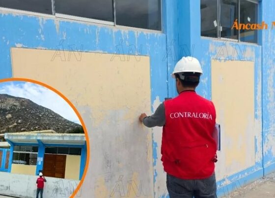 Áncash: Contraloría alerta deficiencias en obra de rehabilitación de colegio de Yaután