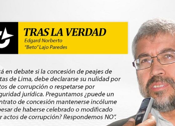 Contratos de concesión y corrupción pública