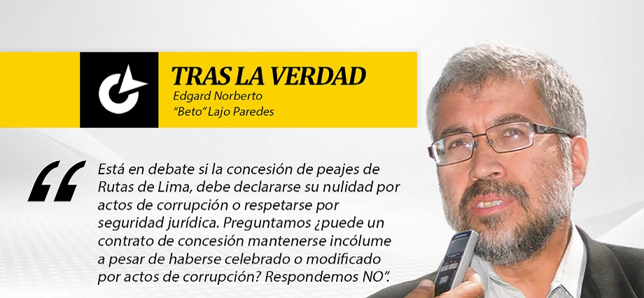 Contratos de concesión y corrupción pública
