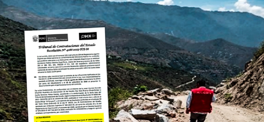 Contratista a cargo de la rehabilitación del camino vecinal Sanme – Campo Nuevo fue inhabilitada por 40 meses