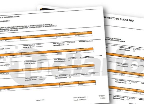 Gorehco hizo compras directas por S/6.2 millones para atender emergencias