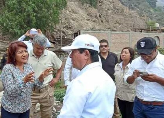 Inspeccionan avances en obras de prevención por el fenómeno “El Niño” en Cañete