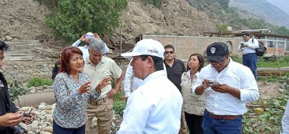 Inspeccionan avances en obras de prevención por el fenómeno “El Niño” en Cañete