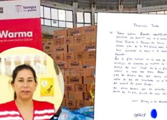 Julcán: denuncian firmas falsas en la recepción de alimentos de Qali Warma La Libertad