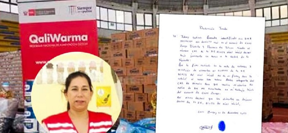 Julcán: denuncian firmas falsas en la recepción de alimentos de Qali Warma La Libertad