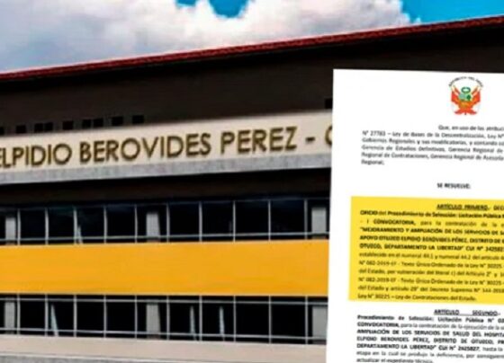 La Libertad: anulan nuevamente el proceso de licitación del hospital de Otuzco