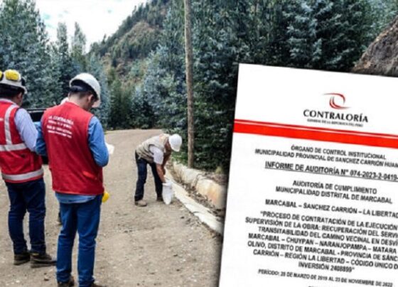 Municipalidad de Marcabal otorgó obra a empresa impedida de contratar con el Estado