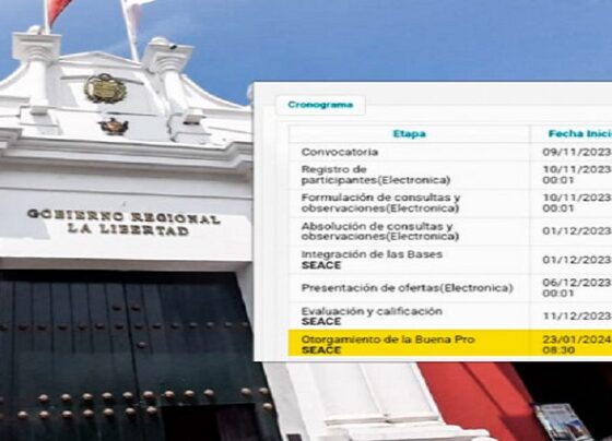 Ya van 41 días: GRLL aplaza nuevamente la adjudicación de la compra de 40 patrulleros